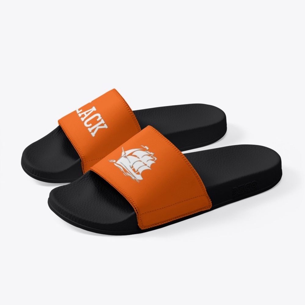 Black summer sandals